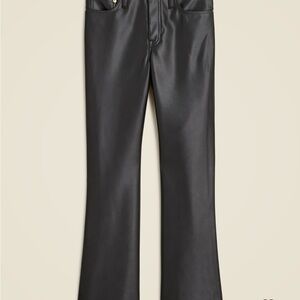 J. Crew Hi-Rise, Boot Cut Faux Leather Pants